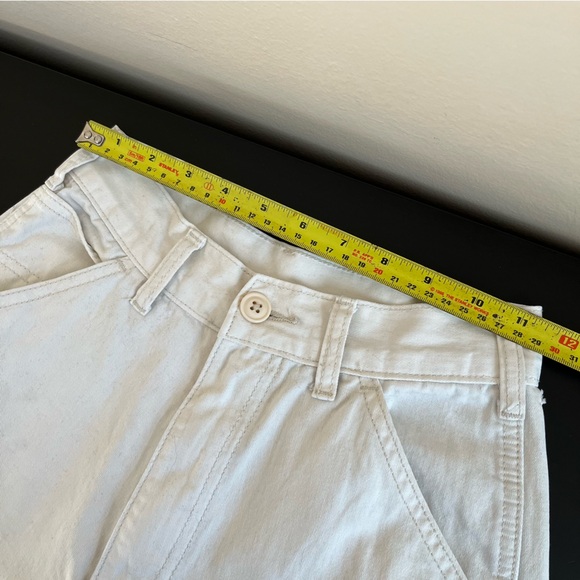 John Galt Brandy Melville Cream Denim High Rise Carpenter Jeans - Picture 7 of 10